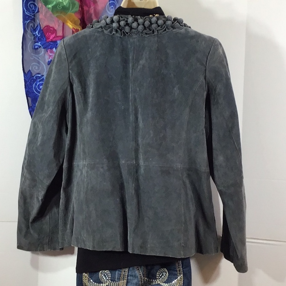 Bradley Bayou gray suede jacket L NWT - Picture 5 of 10